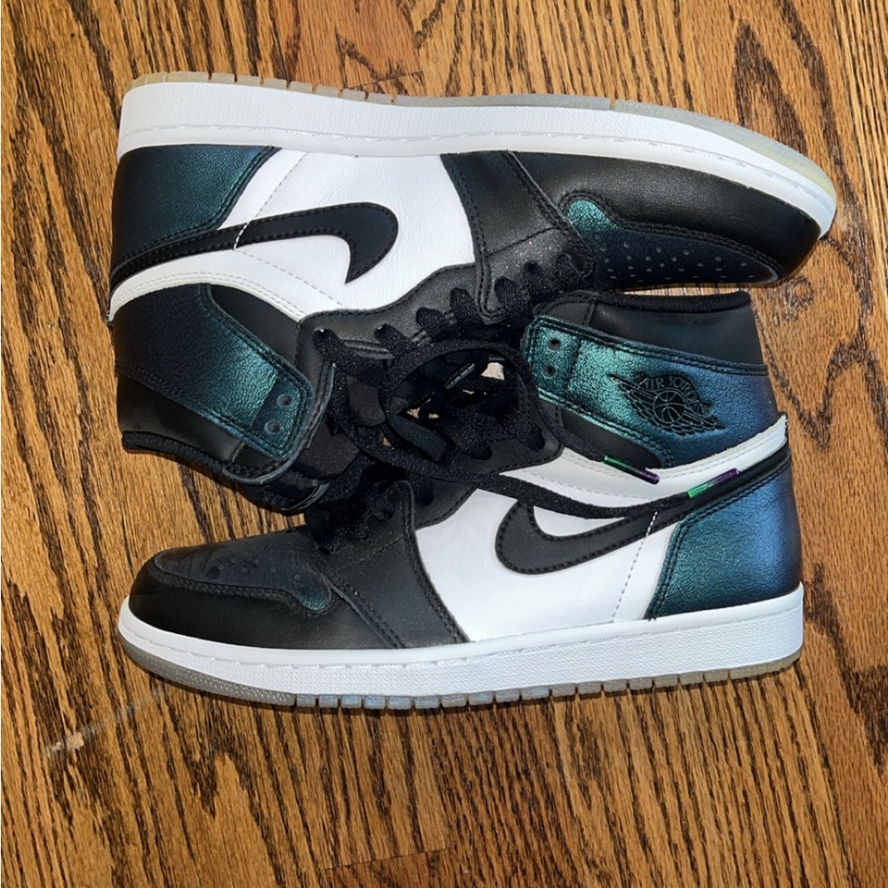 Nike Jordan retro 1s high tops in chameleon 2019 all star edition